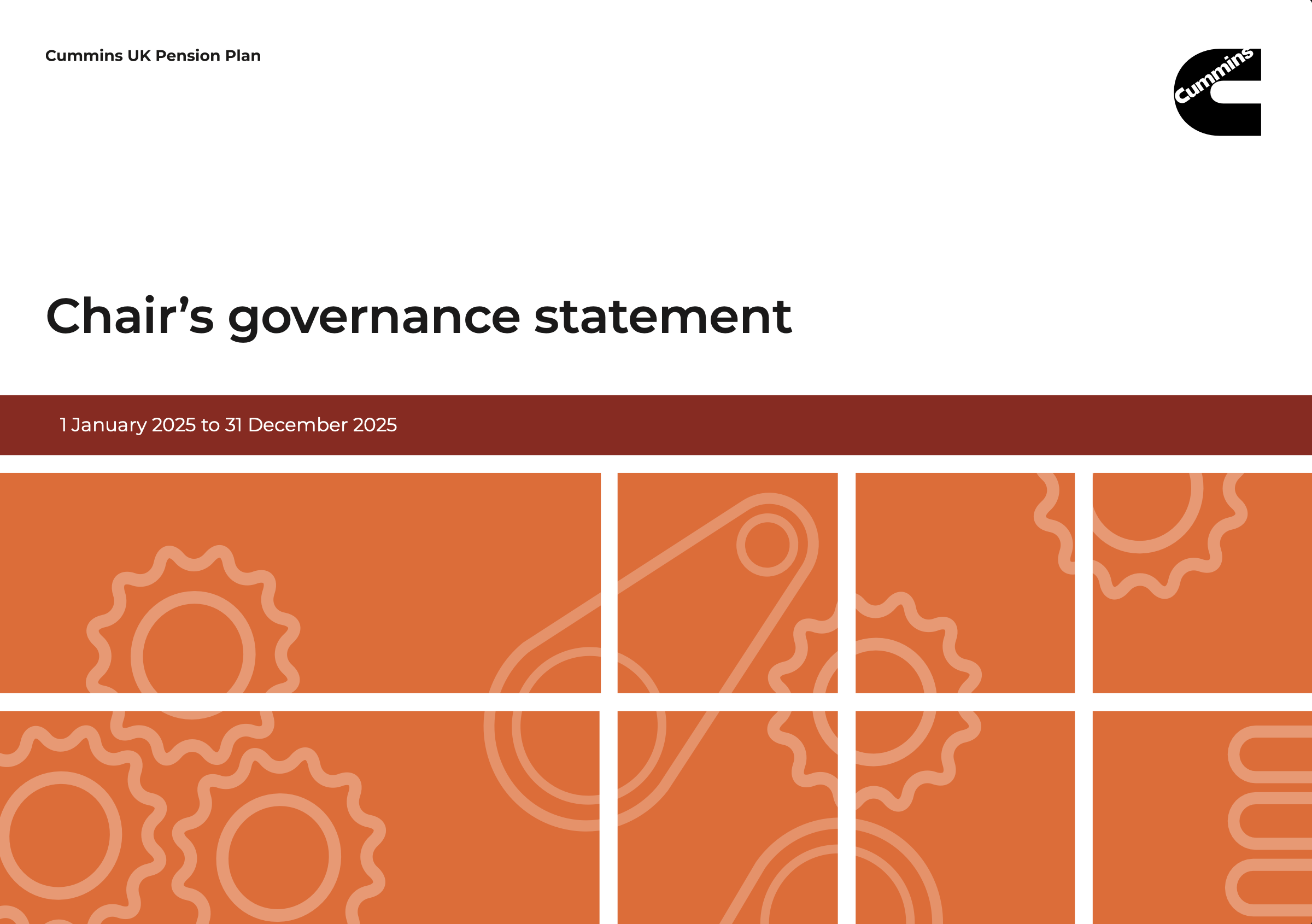 Chair’s governance statement document link